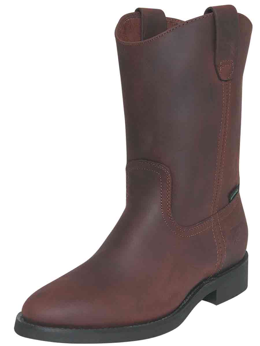 Establo Men's Work Boot - Leather Grasso - Brown 315