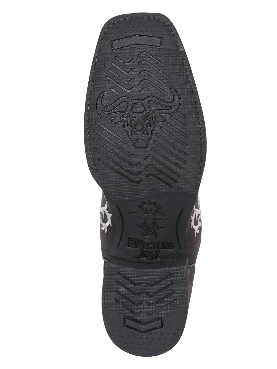 El General Rodeo Boot - Crazy Honey/ Dark Brown 33316
