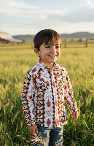 Kid's Snap Button Shirt