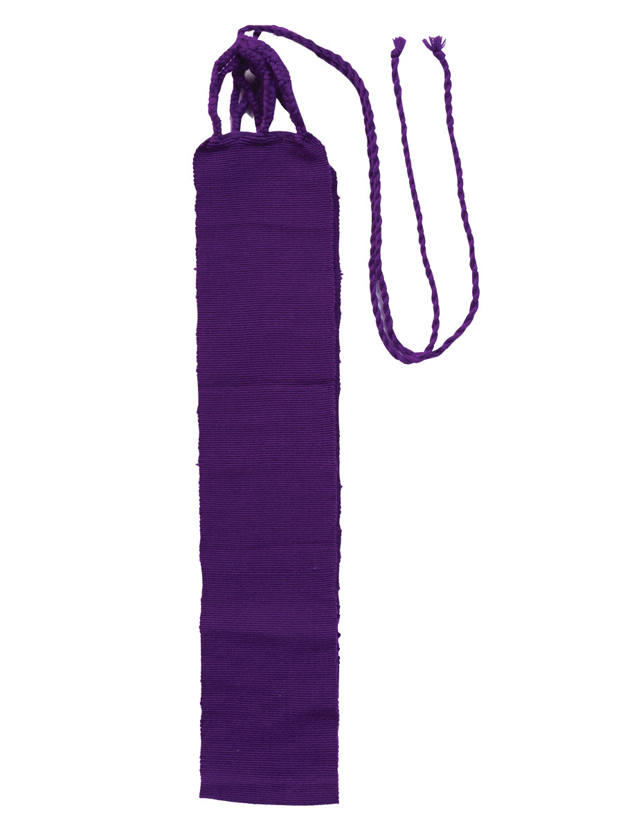 Mexican Artisanal Traditional Belt Purple 601451