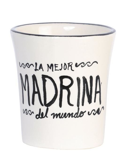Artisanal Decorative Coffee Mug God-Mother Talavera Beige  601886